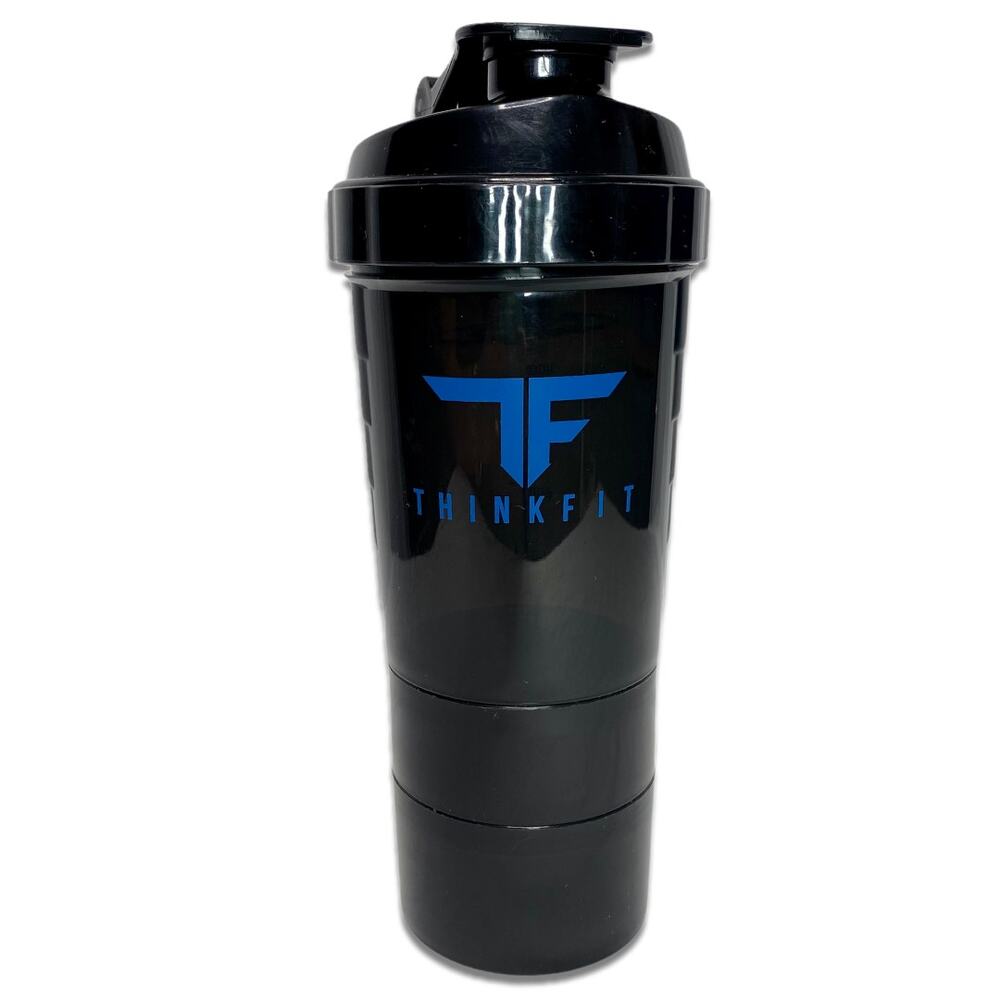 Thinkfit Black Drink Bottle 23oz Innovative Shaker Cup